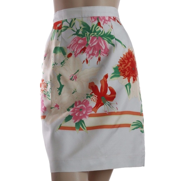 Renato Nucci Dresses & Skirts - Renato Nucci Silk Skirt Floral Print Sz 38